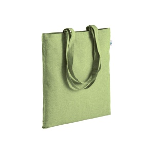 ON Sacoșă de cumpărături din bumbac reciclat 190 g/m2, mânere lungi, 38 x 42 cm