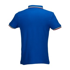 ON Tricou polo cu mânecă scurtă din bumbac piqué 100% (180 g/m2) cu garnituri în trei culori - Img 4