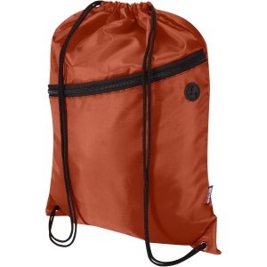 Oriole RPET drawstring bag with zipped front pocket 5L - Img 1