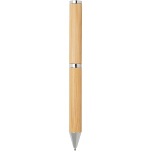 PF™ Apolys bamboo ballpoint and rollerball pen gift set (black ink)