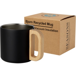 PF™ Bjorn 360 ml RCS certified recycled stainless steel mug with copper vacuum insulation