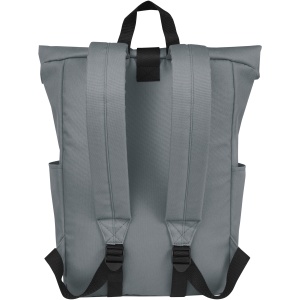 PF™ Byron 15.6" GRS RPET roll-top backpack 18L