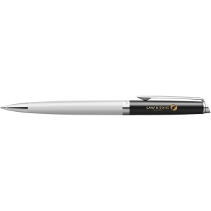 PF™ Hemisphere colour blocking ballpoint pen with palladium trim (blue ink) - Img 5