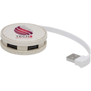 PF™ Kenzu wheat straw USB hub - Img 4