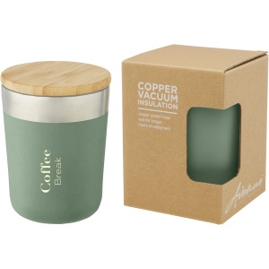 PF™ Lagan 330 ml copper vacuum insulated stainless steel tumbler with bamboo lid - Img 13