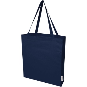 PF™ Madras 140 g/m² GRS recycled cotton gusset tote bag