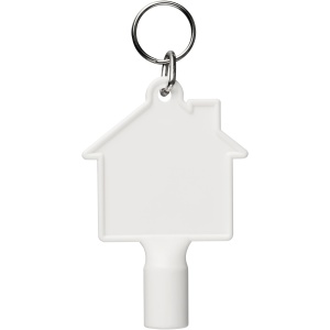 PF™ Maximilian house-shaped recycled utility key keychain