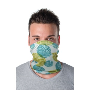 PF™ Mia sublimation multi-scarf with Coolmax® and hems