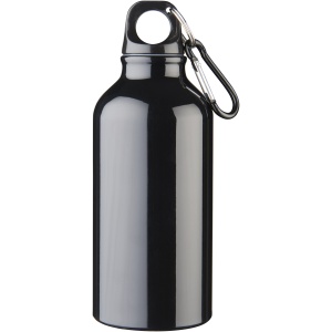 PF™ Oregon 400 ml RCS certified recycled aluminium water bottle with carabiner