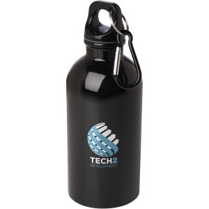 PF™ Oregon sticlă de apă 400 ml din oțel inoxidabil simplu perete certificat RCS cu carabină - Img 24