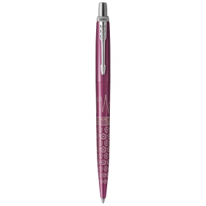 PF™ Parker Jotter SE Global Icons colour trim ballpoint pen (blue ink)