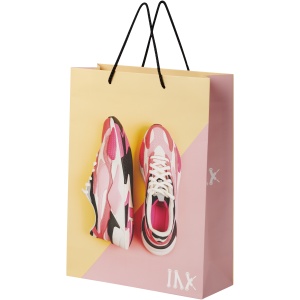 PF™ Handmade 170 g/m2 integra paper bag with plastic handles - X large