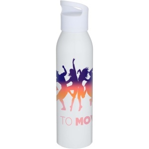 PF™ Sky 650 ml RCS recycled single wall stainless steel water bottle - Img 8