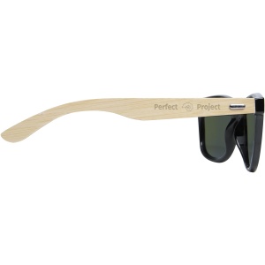 PF™ Taiyō rPET/bamboo mirrored polarized sunglasses in gift box - Img 3
