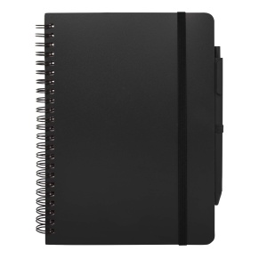 PF™ Thalaasa A5 ocean-bound hard cover notebook with ballpoint pen (black ink)