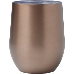 PF Pahar termoizolant vidat Corzo 350 ml din oțel inoxidabil reciclat, certificat RCS, din cupru