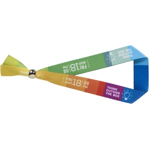 PF Evi sublimation festival bracelet metal