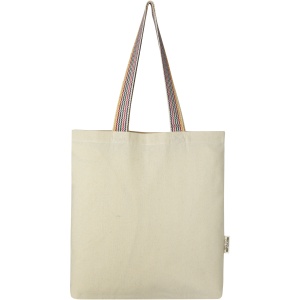 PF Geantă tote din bumbac reciclat Rainbow 180 g/m² 5L