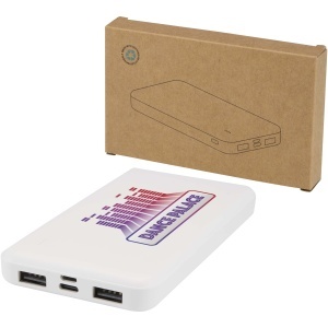 PF Baterie solară externă robustă Altair 5000 mAh 10W din plastic reciclat cu lanternă încorporată