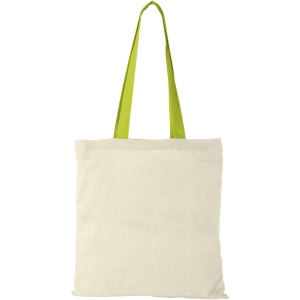 PF Nevada 100 g/m² cotton tote bag coloured handles 7L - Img 5