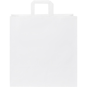 PF Pungă de hârtie kraft 80-90 g/m2 cu mânere plate - 34 x 20 x 35 cm