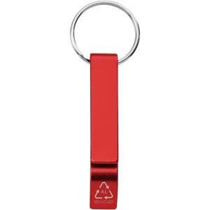 PF Tao RCS recycled aluminium bottle and can opener with keychain