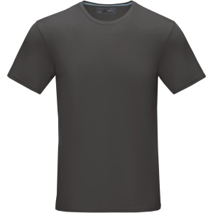 PF Tricou organic pentru bărbați cu mânecă scurtă din azurit