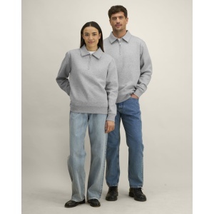 Proper - Hanoracul polo unisex cu fermoar - Medium Fit | Unisex 280 g/m² - Img 12