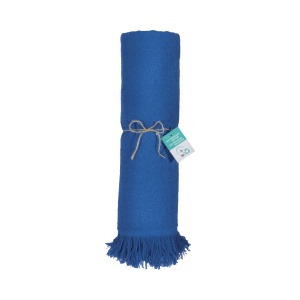 Prosop de plajă/Fouta cu franjuri din bumbac reciclat, 360 g/m2 - Img 6