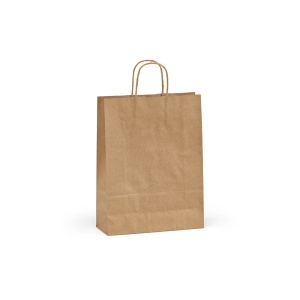 Pungă Vesuvio M maro, reciclată, din material kraft FSC®. 115 g/m². Fabricată în Portugalia. - Img 4