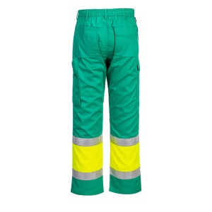 PW Pantaloni de serviciu Hi-Vis Lightweight Contrast clasa 1 - Img 6