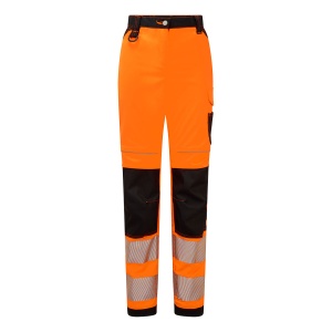 PW PW3 Hi-Vis Women's Stretch Work Trousers