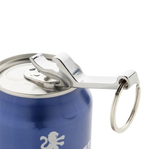 RCS recycled zinc alloy bottle opener keychain - Img 4