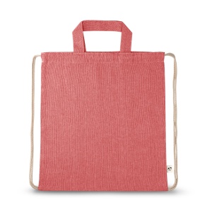 RISSANI. Drawstring bag with recycled cotton (70%) and polyester (30% rPET) (140 g/m²) - Img 8