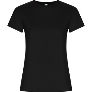 RO GOLDEN WOMAN - 100% combed organic cotton, single jersey. Colour: 160 gsm. White: 170 gsm. Heather grey colour 58: 85% organic cotton / 15% viscose. - Img 3