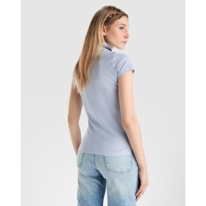 RO STAR WOMAN - 100% cotton, piqué, 200 gsm. Heather grey 58: 85% cotton, piqué / 15% viscose. - Img 36