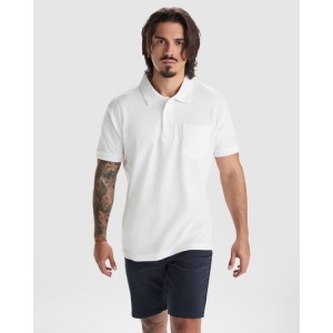 RO TRICOU POLO CENTAURO PREMIUM - 60% bumbac / 40% poliester, punct pique. Colorat: 190g/m². Alb: 220g/m² .Culoarea gri melanj 58: 85% bumbac / 15% vâscoză. - Img 9