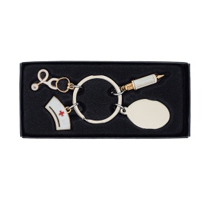 Royal ESCULAP metal keychain