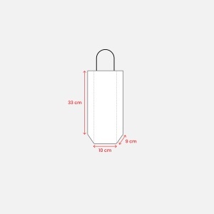 Sacoșă de cumpărături din hârtie laminată, 157 g/m2, cu clin și întăritură la bază, cu șnur - Img 4