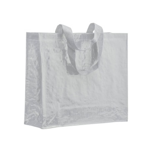 Sacoșă de cumpărături din PP laminată 120 g/m2 cu clin și mânere lungi tip panglică - Img 20