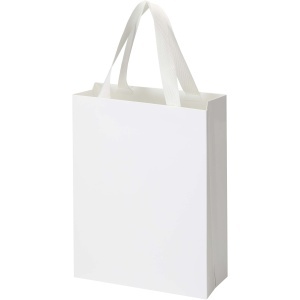 Smartfold 230 g/m2 paper bag with ribbon handles and matt lamination - 24 x 10 x 32 cm - Img 6