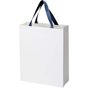 Smartfold 230 g/m2 paper bag with ribbon handles and matt lamination - 31 x 12 x 39 cm - Img 10