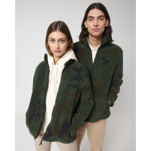 ST/™ Outsider AOP – The AOP unisex sherpa zip-thru