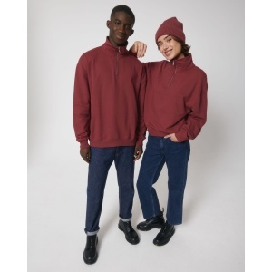 ST/ST Miller Dry - Hanorac unisex cu fermoar drept, cu aspect uscat și textură plăcută la atingere 400 g/m² - Img 12