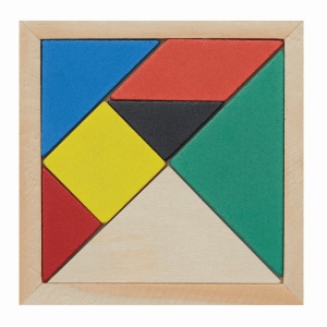 TOP™ Puzzle din lemn TANGRAM BASE