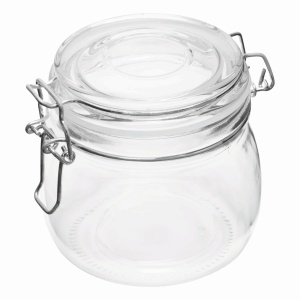 TOP CLICKY M - Borcan de sticlă pentru depozitare, aprox. 500 ml