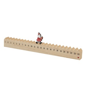 TOP WALKING SANTA - Wooden calendar