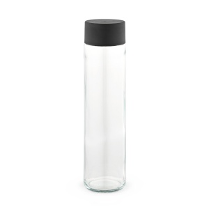 Turia 750 Glass Bottle 780ml. Black lid