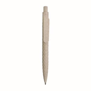 Wheat straw (50%) and PP (50%) push button ball pen - Img 1