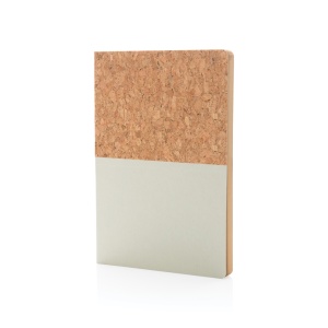 XD™ A5 cork & kraft notebook